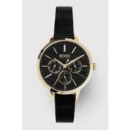 Symphony Gold-Tone and Black Mesh Bracelet Watch - 1502601
